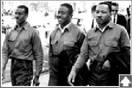 Fred Shuttlesworth, Ralph Abernathy, Martin Luther King